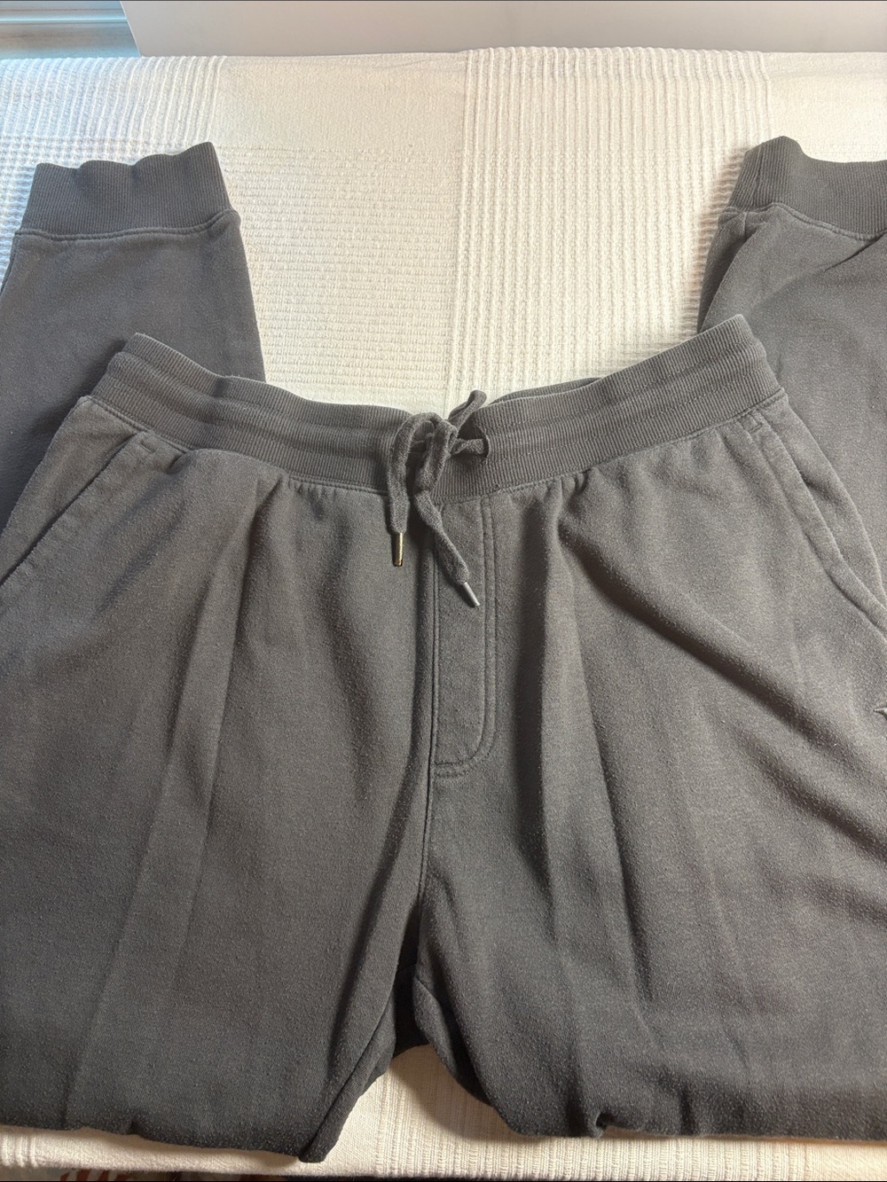 Hurley Women's Dark Gray Drawstring Joggers